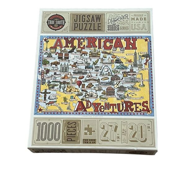True South AMERICAN ADVENTURE 1,000 pc Puzzle, New / Sealed- - Picture 1 of 2